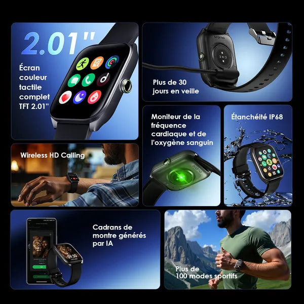 MONTRE TELEPHONE INTELLIGENT MODIO SM03